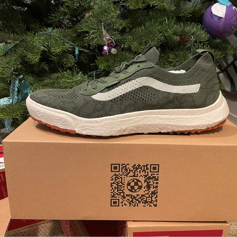 Vans Ultrarange Vr3 Green Olive Chive EcoCush Mens Size 10.5 Brand New